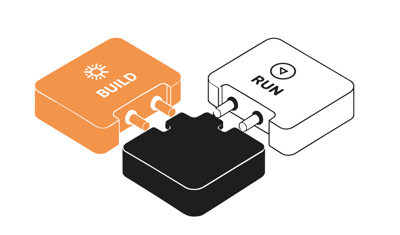 Build and Run blocks locking into a shared connector.